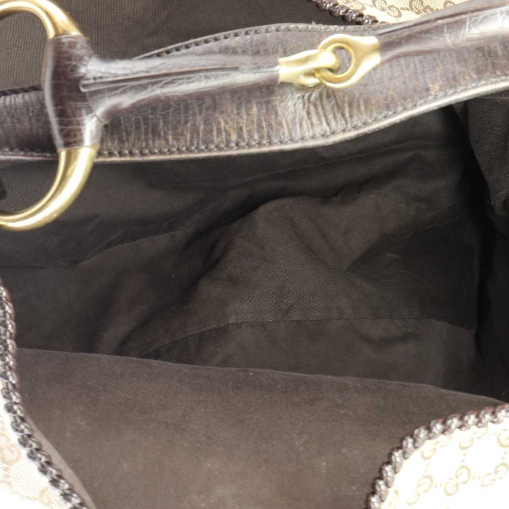 GUCCI Horsebit Hobo GG Canvas Large - image 5