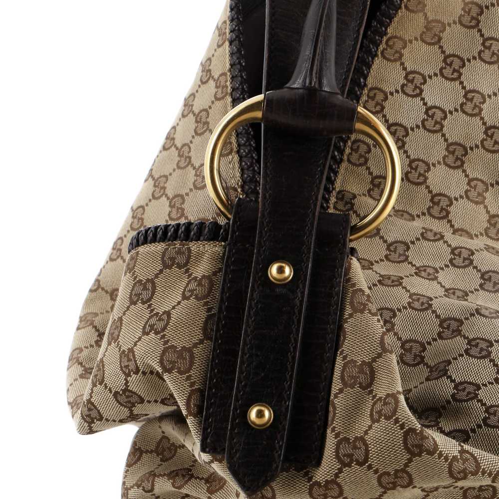 GUCCI Horsebit Hobo GG Canvas Large - image 8