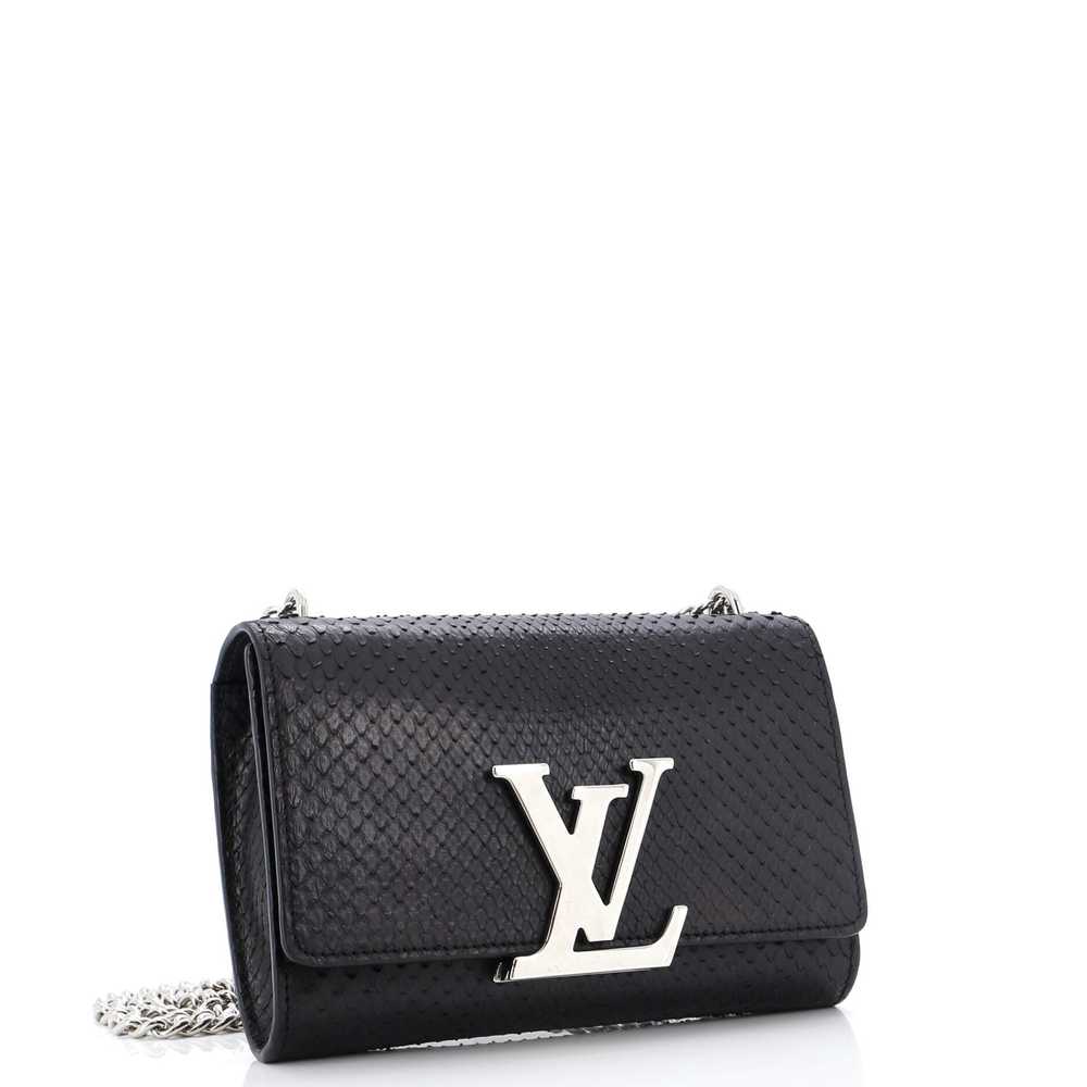 Louis Vuitton Chain Louise Clutch Python GM - image 2