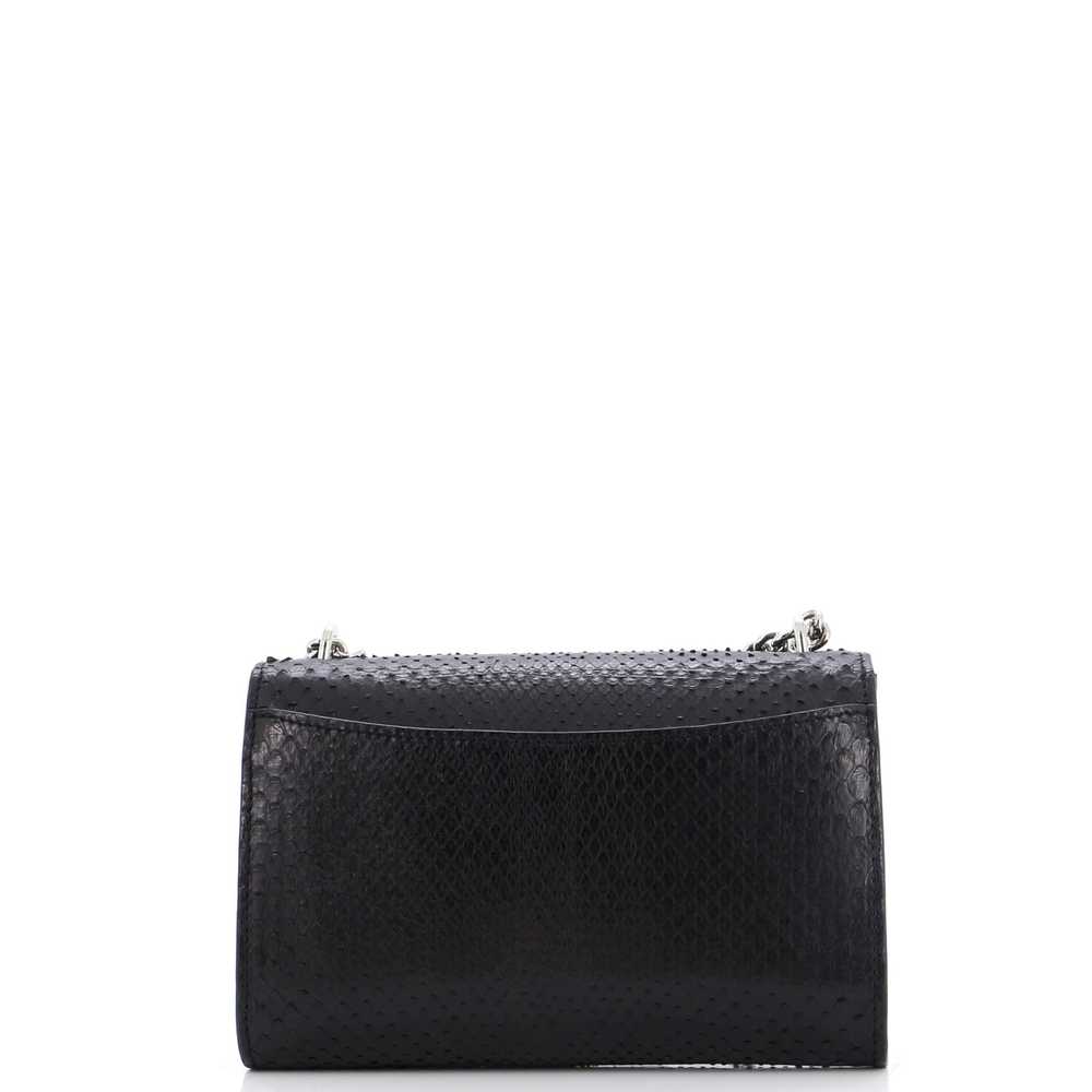 Louis Vuitton Chain Louise Clutch Python GM - image 3