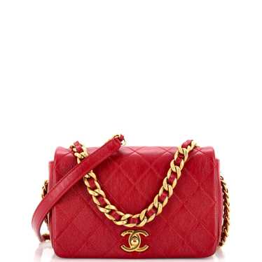 CHANEL Fashion Therapy Full Flap Bag Quilted Cavia