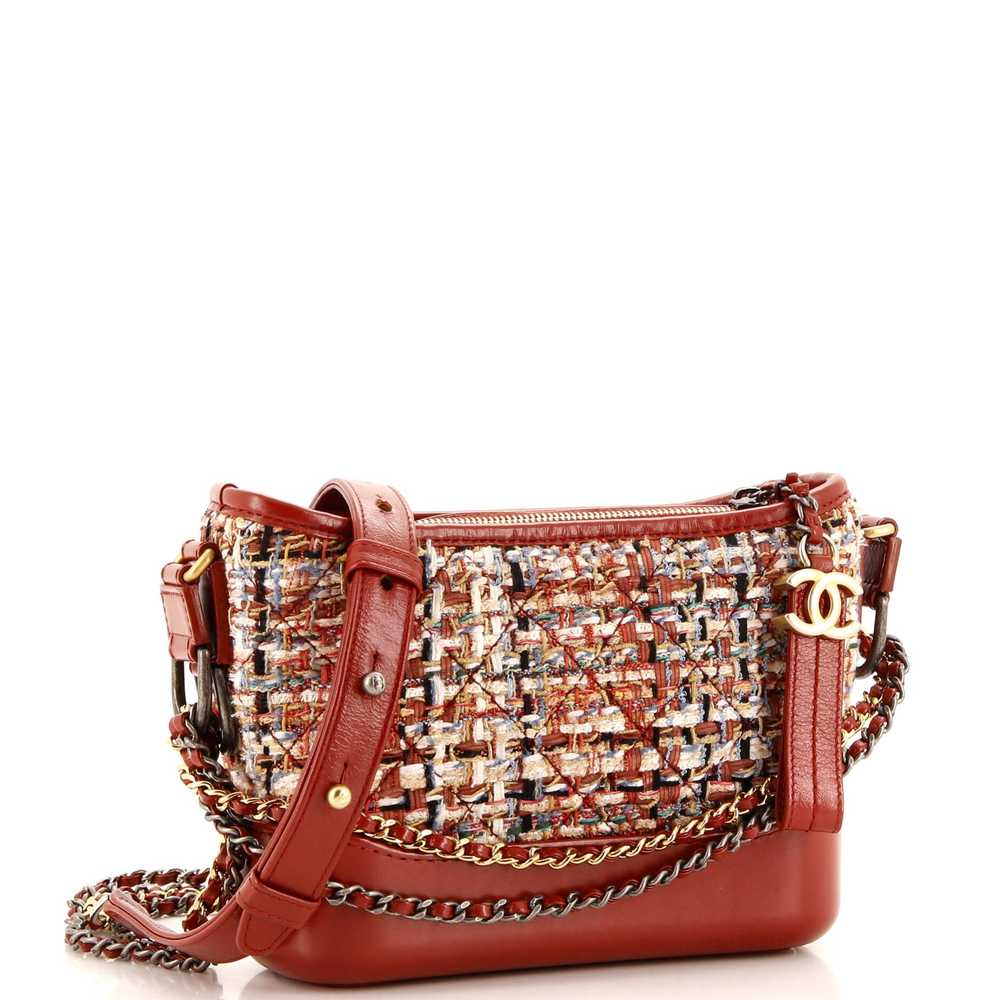 CHANEL Gabrielle Hobo Quilted Tweed and Calfskin … - image 2