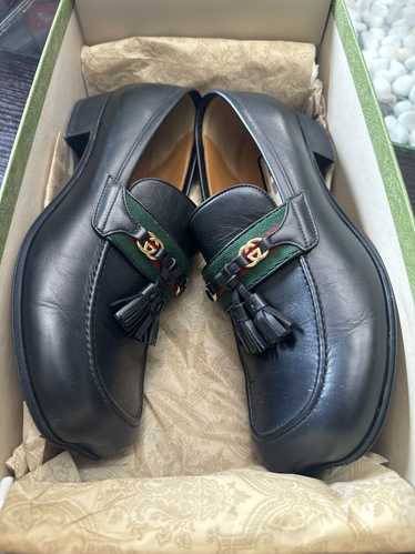 Gucci Gucci Web Stipe Loafers