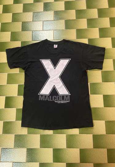 Vintage 90s Malcolm X T-Shirt 1993 Betty Shabazz … - image 1