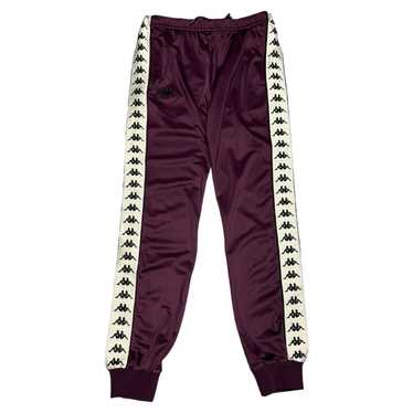 Kappa KAPPA Plum Purple Designer Soccer Track Jog… - image 1