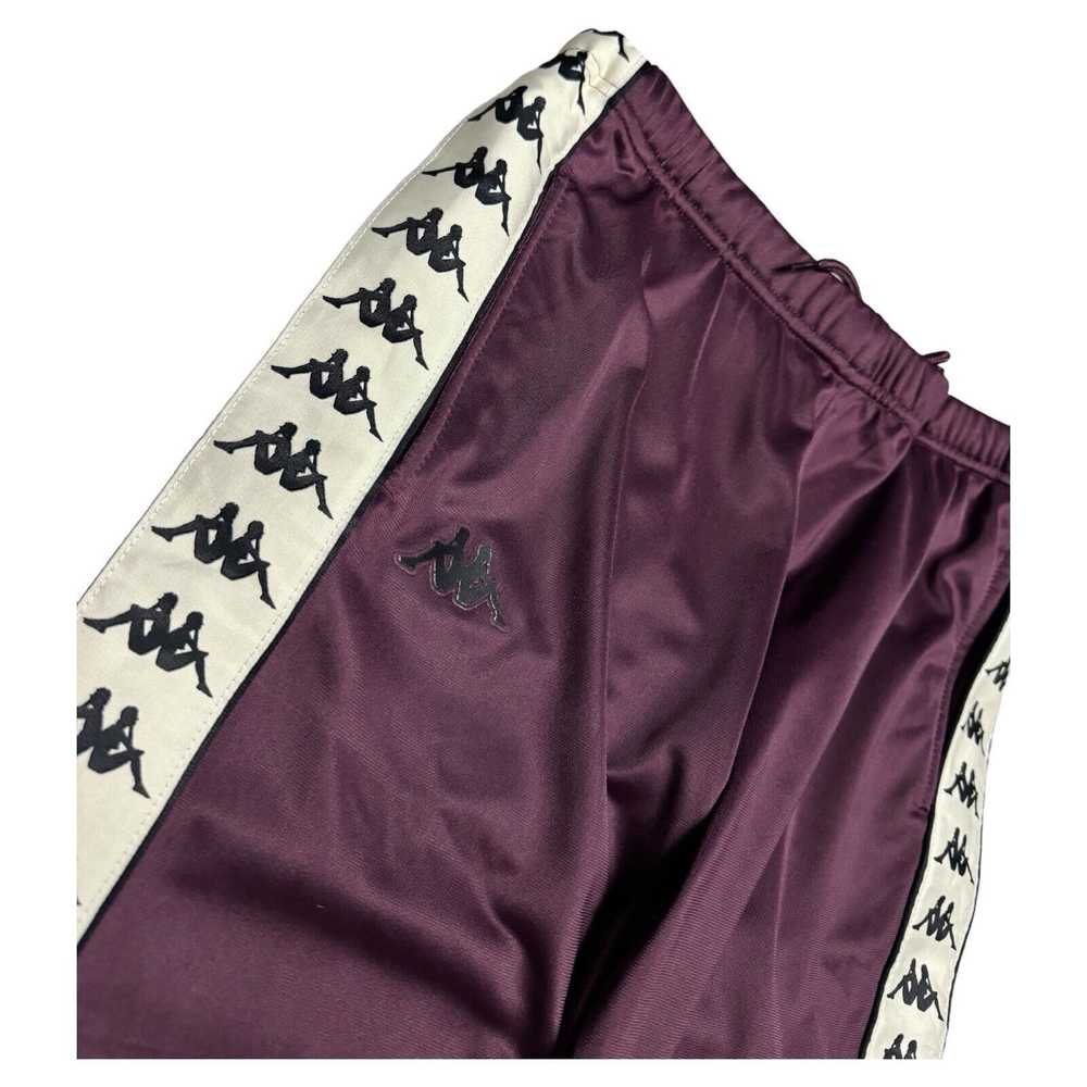 Kappa KAPPA Plum Purple Designer Soccer Track Jog… - image 3