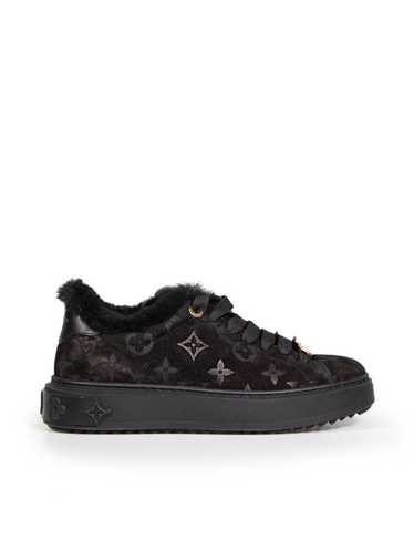 Louis Vuitton Black Suede TimeOut Trainers