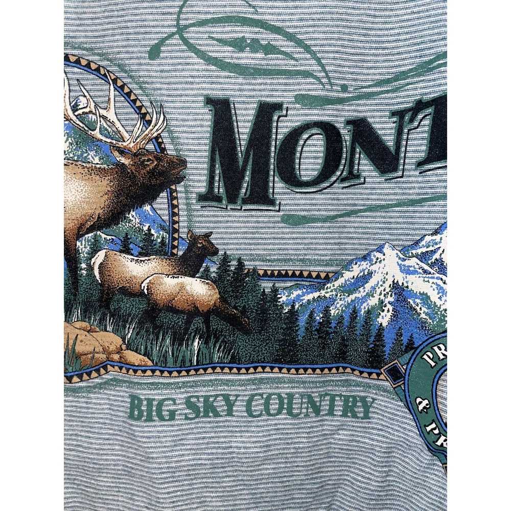 Made In Usa × Vintage 90s Vintage MT Montana Big … - image 3