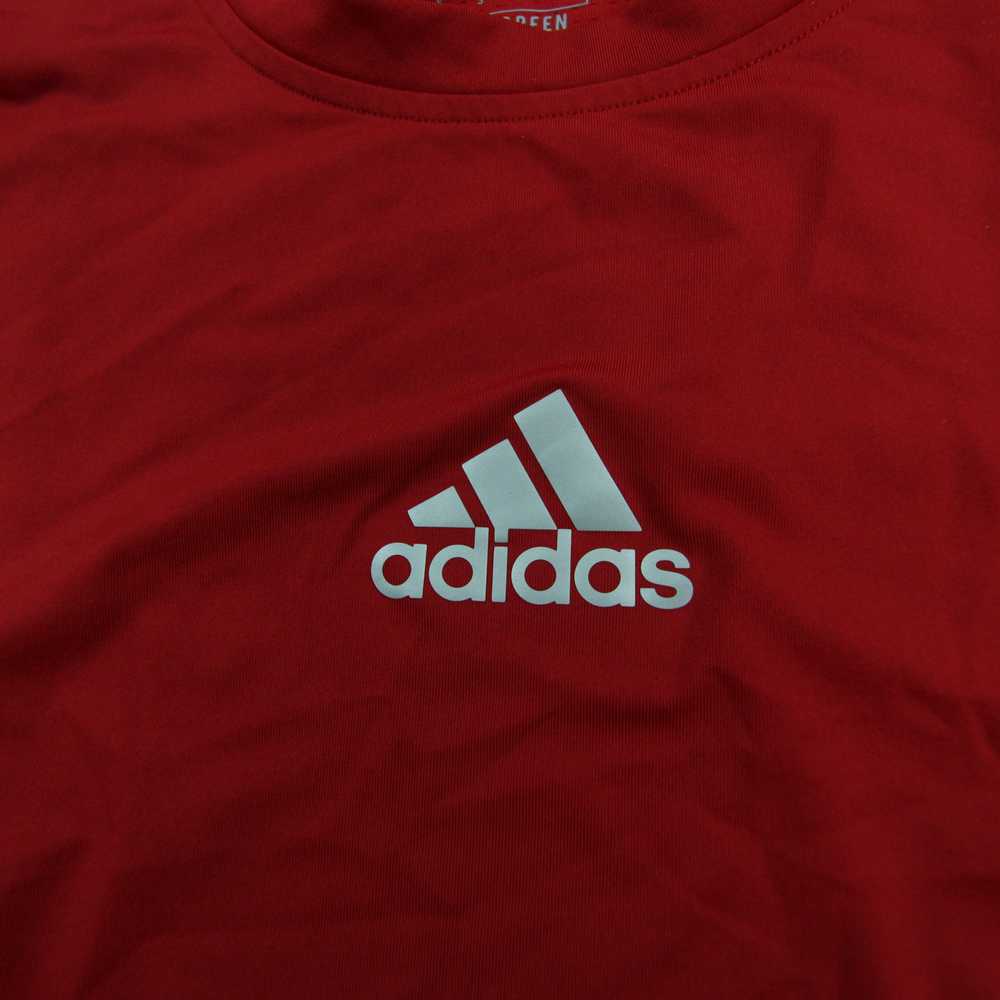 adidas Techfit Compression Top Men's Red Used - image 3