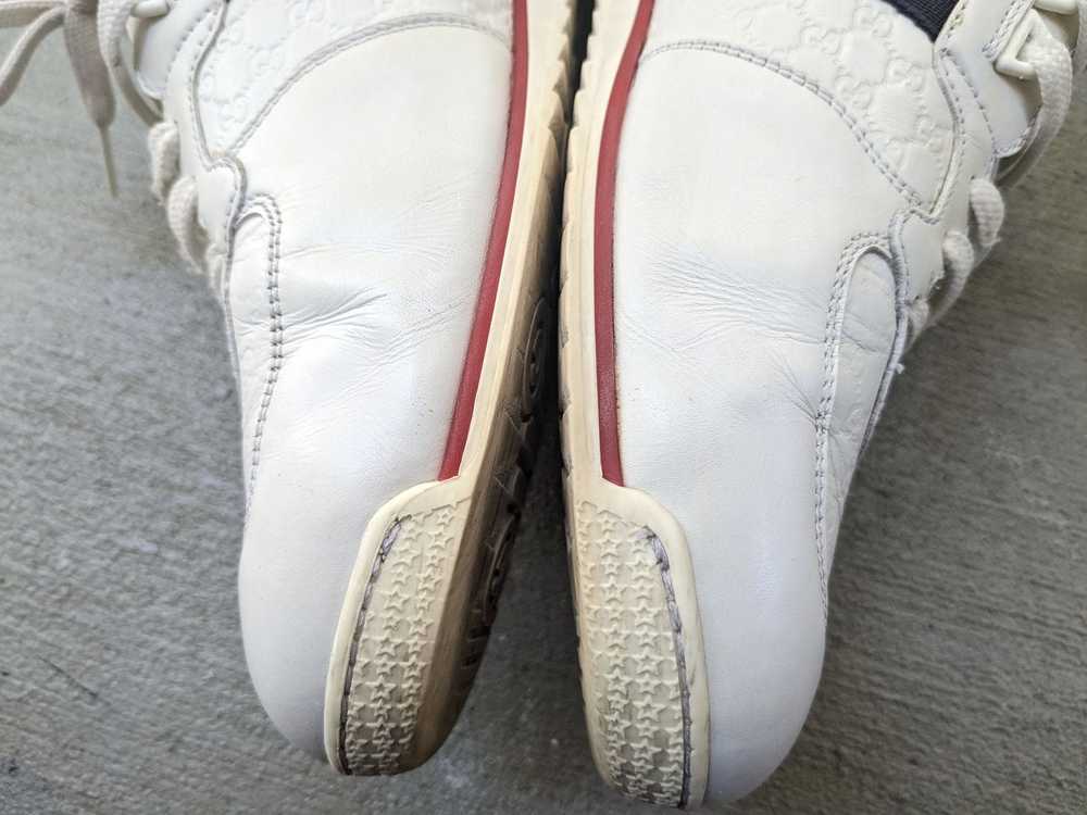 Gucci Gucci Sneakers Monogram White 10.5 Leather … - image 11