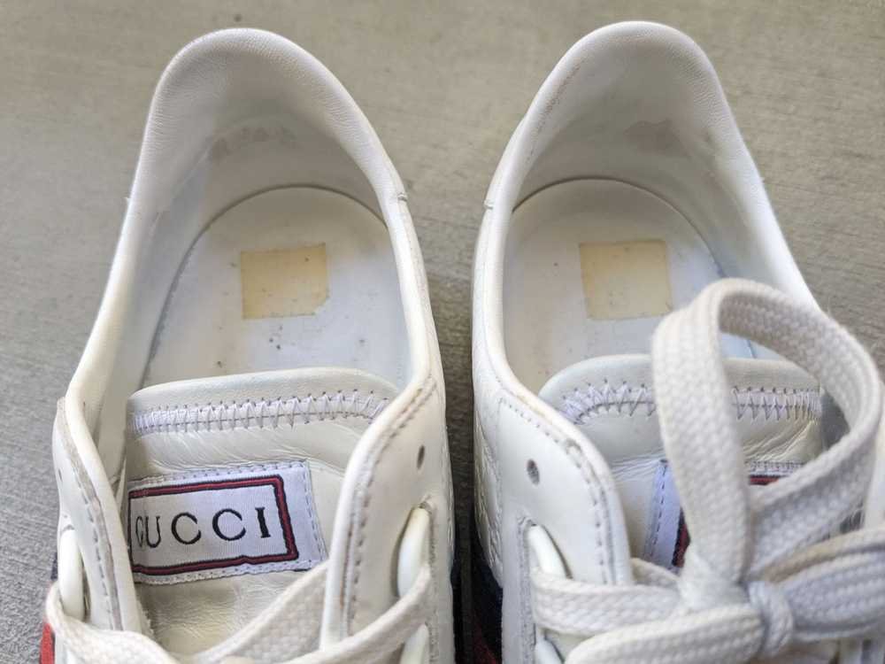 Gucci Gucci Sneakers Monogram White 10.5 Leather … - image 6