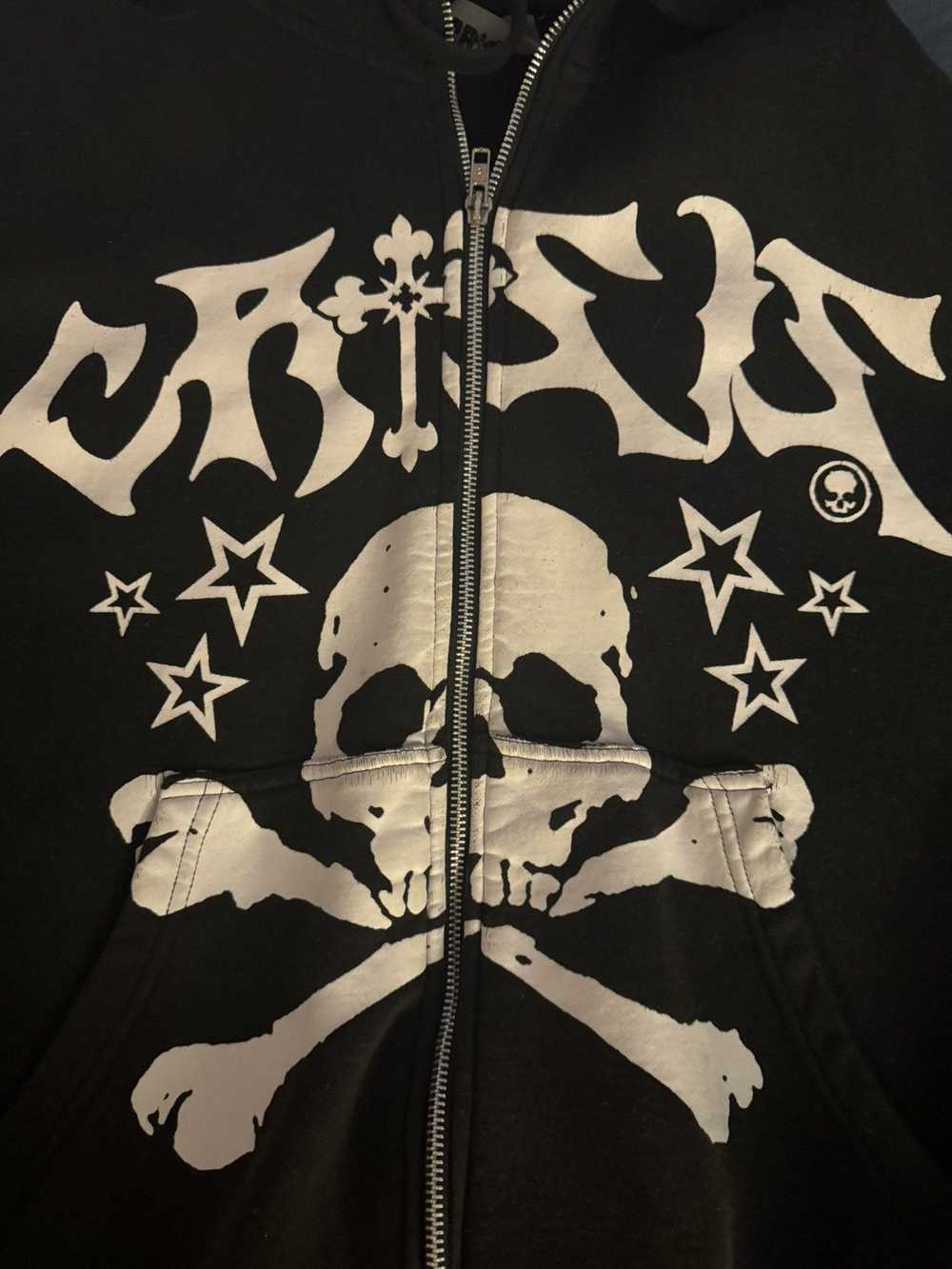 Streetwear Crisis Skull Full Zip Up - image 2