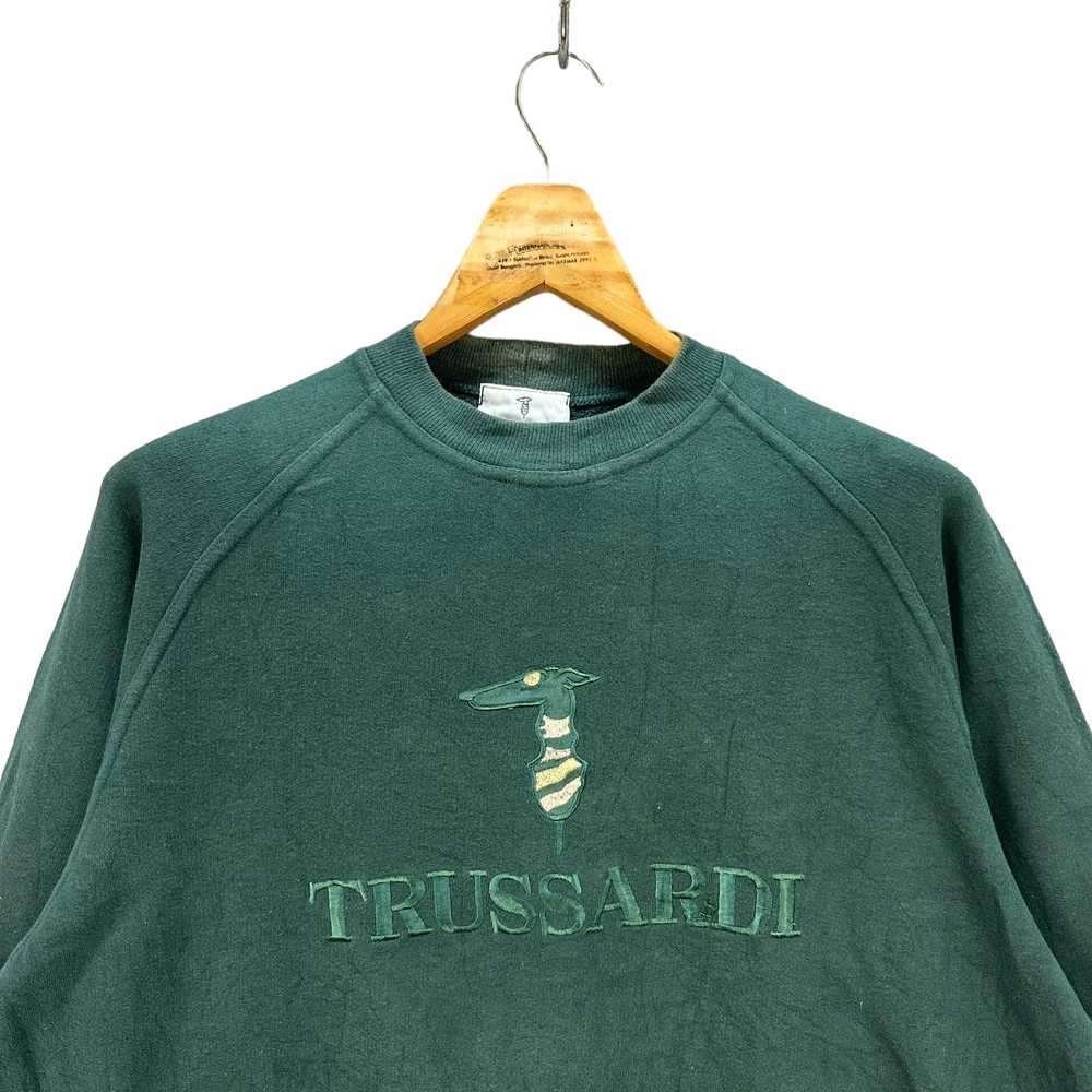 Trussardi × Vintage TRUSSARDI EMBROIDERY BIG LOGO… - image 2