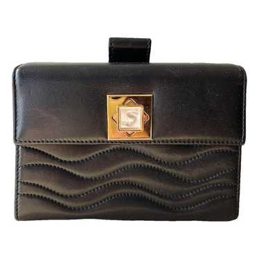 Lalique Leather clutch bag