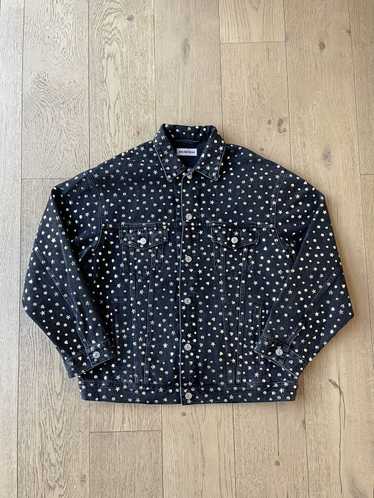 Balenciaga Balenciaga Black Denim Studded Jacket