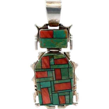 The Best Vintage Native American Navajo Al Cleveland Royston Turquoise Sterling Silver Bracelet
