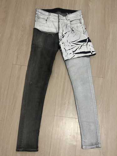 Rick Owens Rick Owens Sample Tyrone Collage Jeans… - image 1