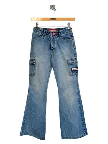 UNIONBAY Cargo Pocket Flare Jean - Girls Size 10 -