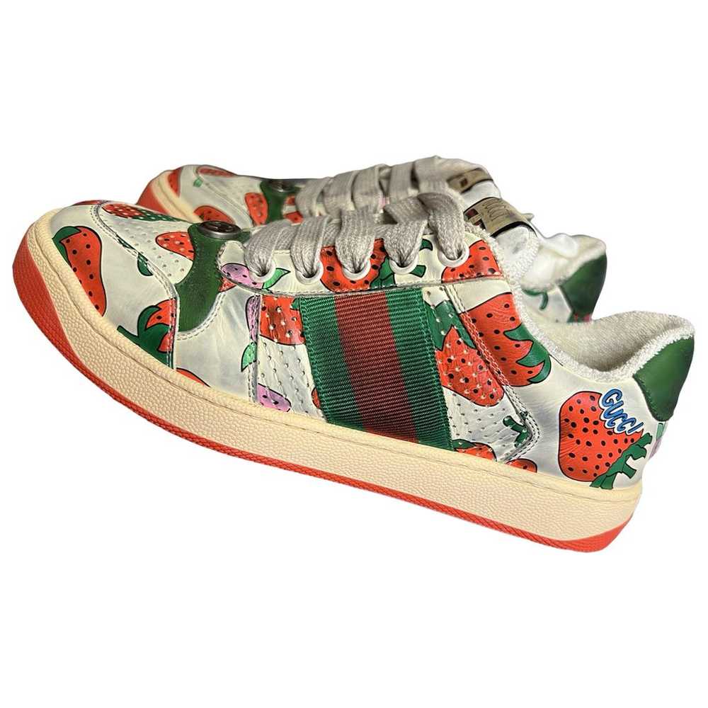 Gucci Screener leather trainers - image 1