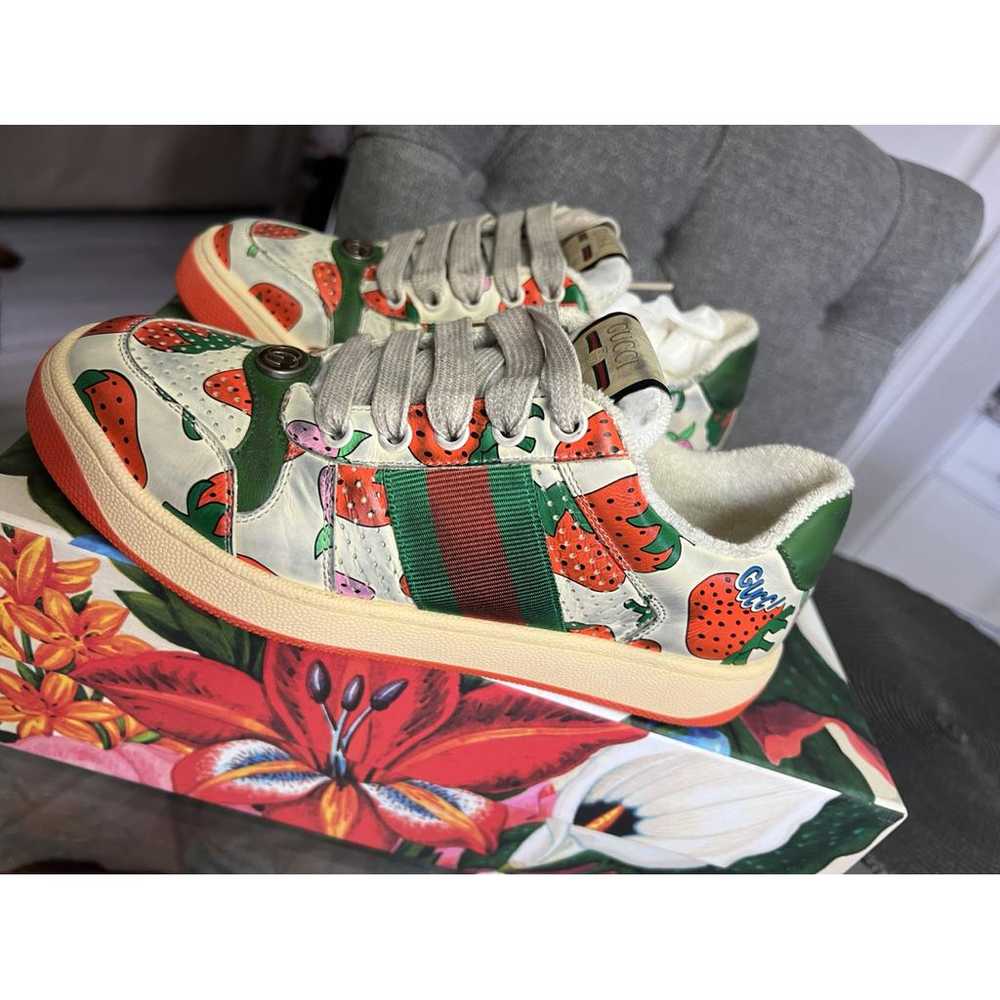 Gucci Screener leather trainers - image 2