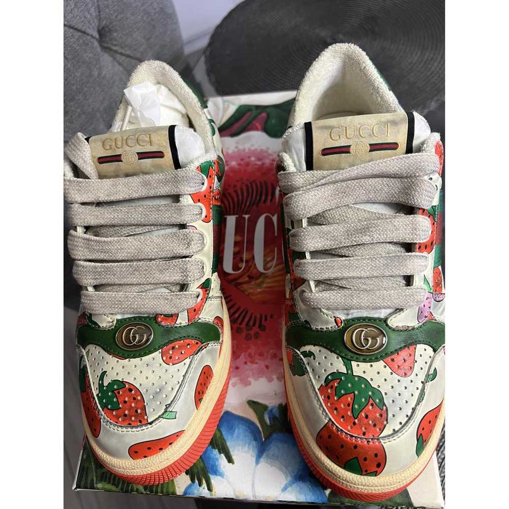 Gucci Screener leather trainers - image 3