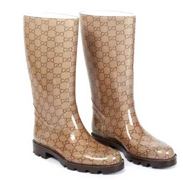 Product Details Gucci Monogram Wellington Boots - image 1