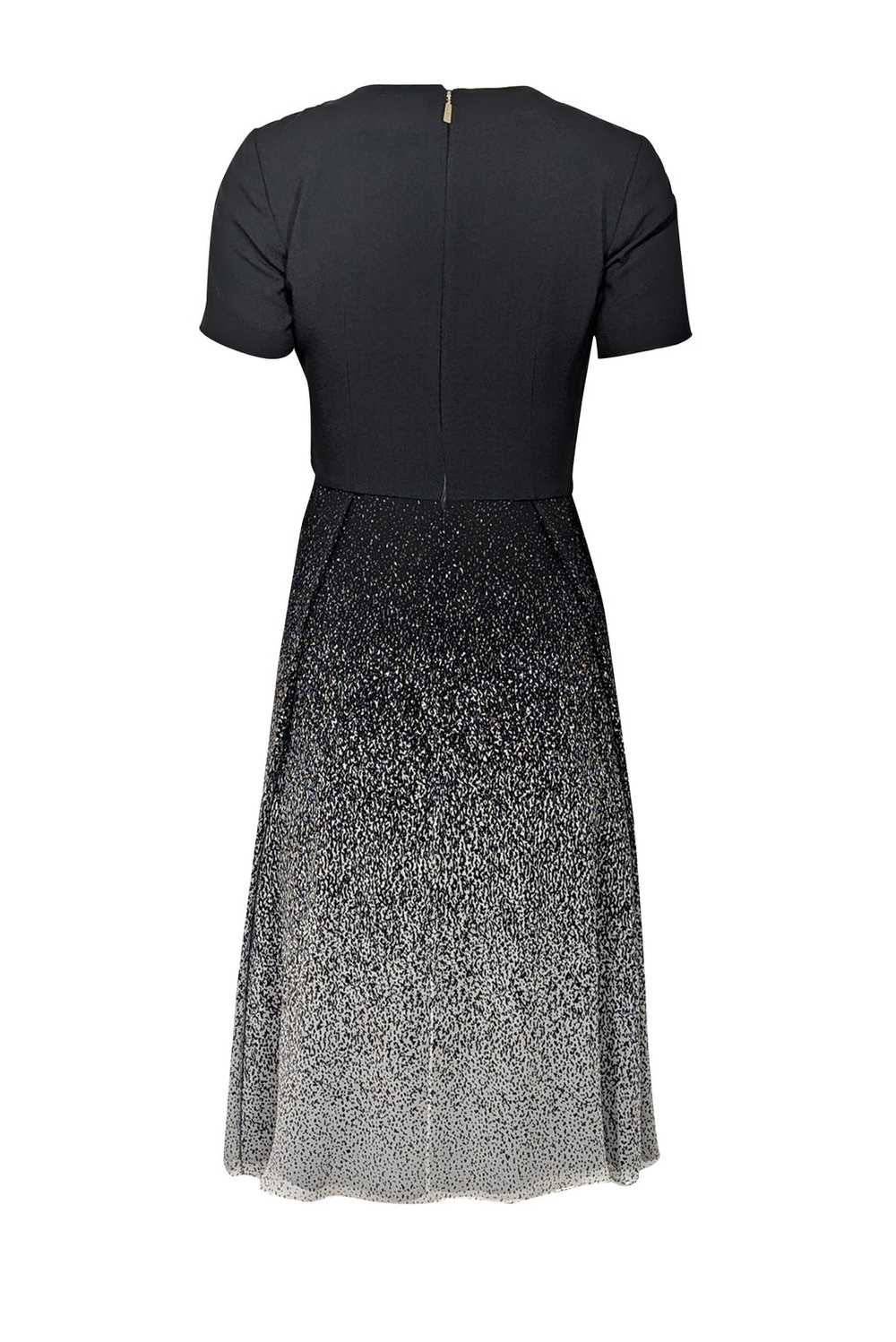 Jason Wu - Black & Light Grey Short Sleeve Midi D… - image 3