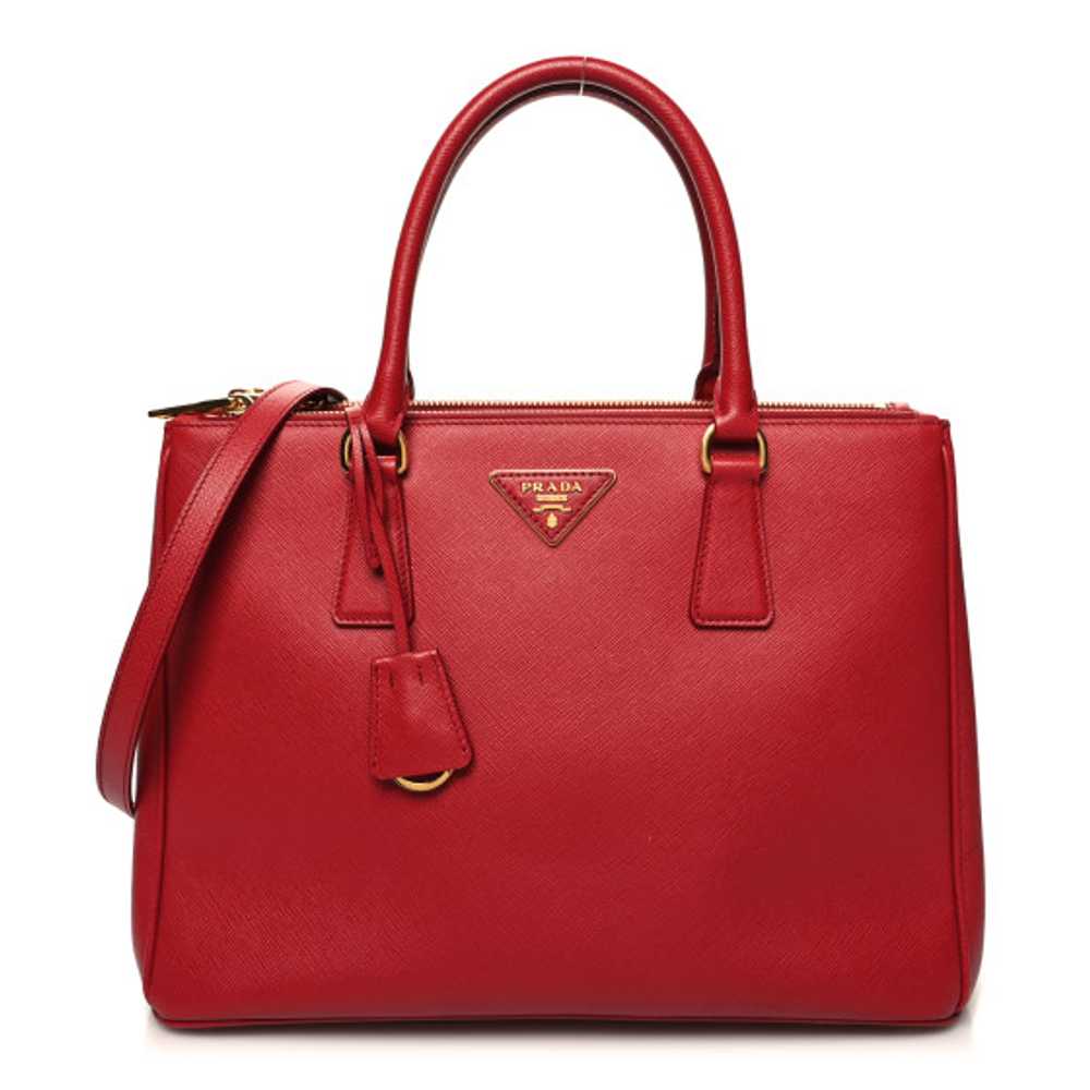 PRADA Saffiano Lux Large Galleria Double Zip Tote… - image 1