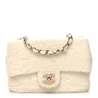 CHANEL Sequin Mini Rectangular Flap White - image 1