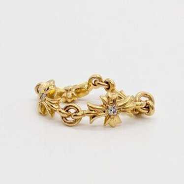 【ちゅん】 chrome hearts 22K TNY E CH PLS CHROME HEARTS(クロムハーツ) 22K TNY E CH PLS RING タイニー
