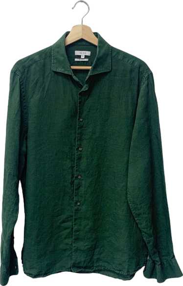 Reiss Green Long Sleeve Shirt Regular Fit XL