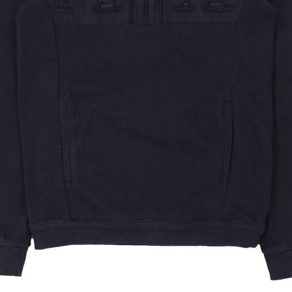 Armani Exchange 1/4 Zip - Small Navy Cotton Blend - image 4