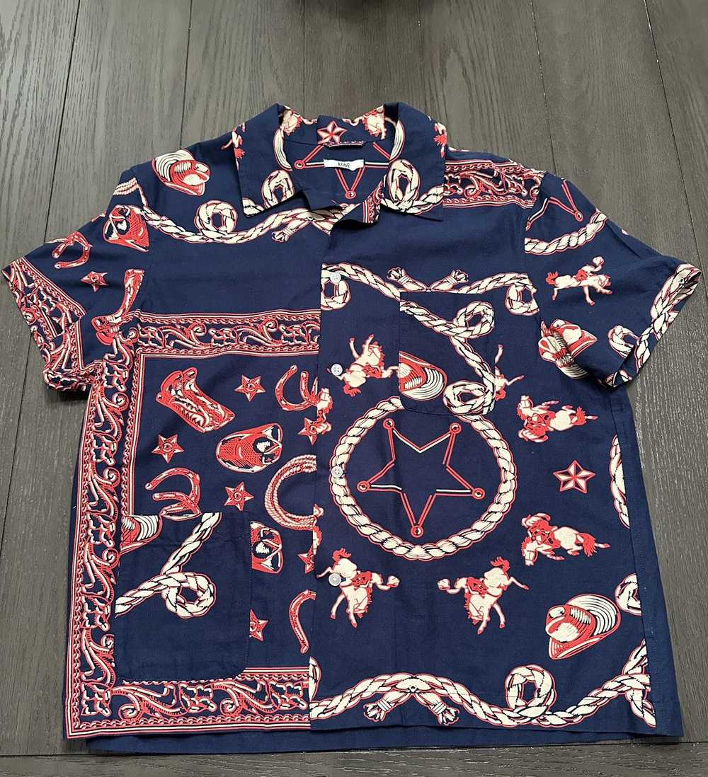 Bode Western Cowboy Themed Button up - image 1