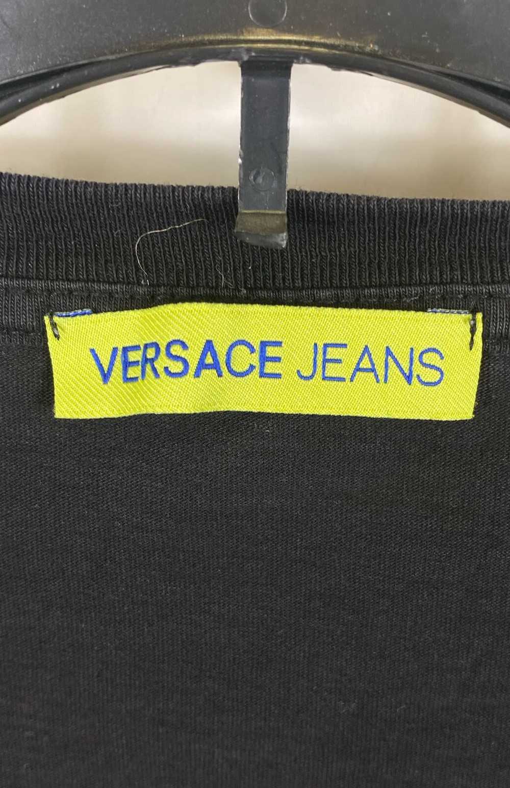 Versace Jeans Men Black Logo Print T Shirt M - image 3