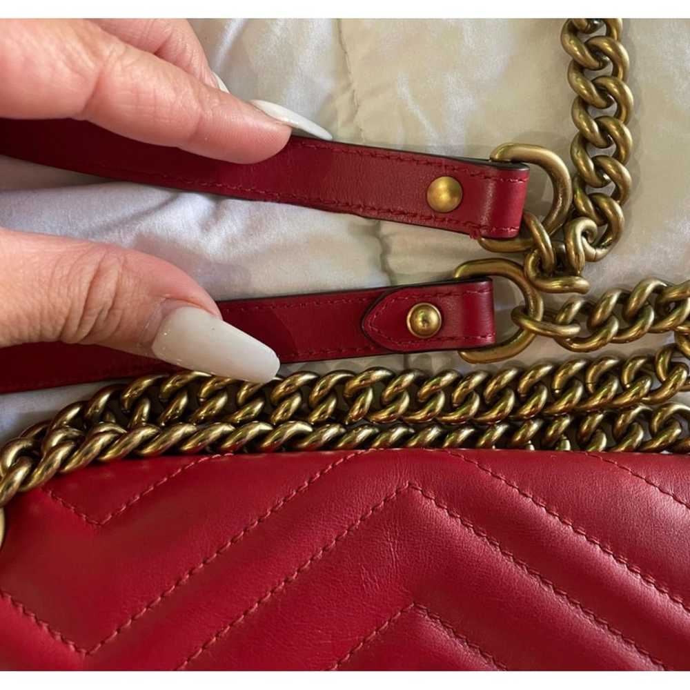 Gucci Gg Marmont Flap leather crossbody bag - image 3