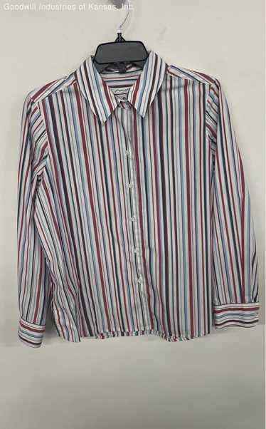 Foxcroft Stripes Long Sleeve - Size 12p