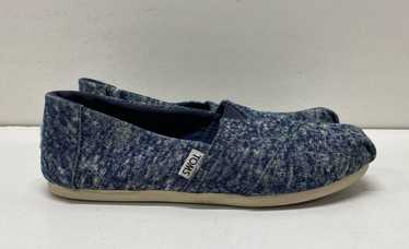 Toms Blue Slip-On Shoes Size 7.5 - image 1