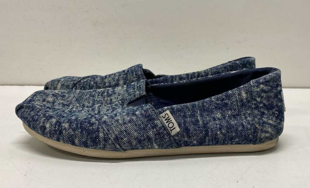 Toms Blue Slip-On Shoes Size 7.5 - image 3