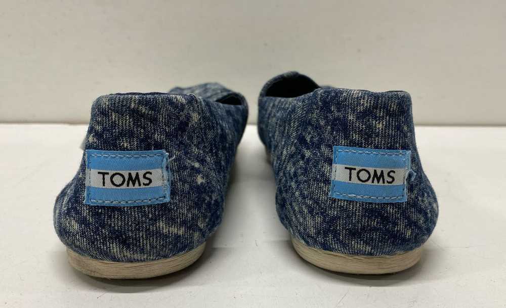 Toms Blue Slip-On Shoes Size 7.5 - image 4