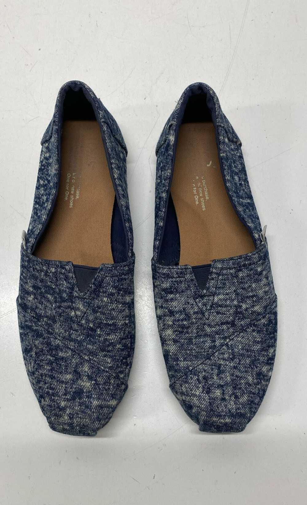 Toms Blue Slip-On Shoes Size 7.5 - image 5