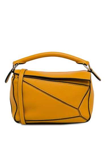 Loewe Pre-Owned 2020 Mini Puzzle satchel - Yellow