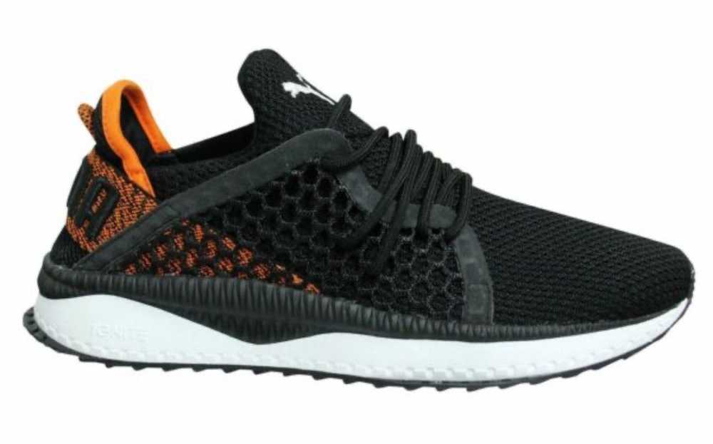 Puma PUMA IGNITE NETFIT TSUGI BLACK/ORANGE SNEAKE… - image 4