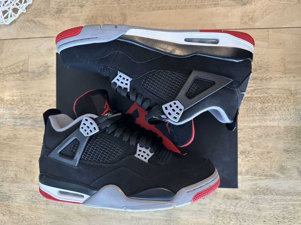 Jordan Brand × Nike Jordan 4 Retro Bred - image 2