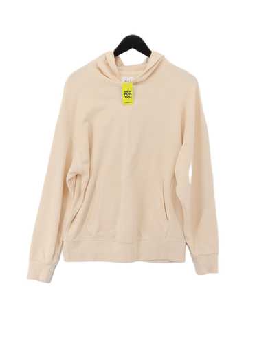 Gap Women's Hoodie S Cream 100% Cotton Pullover - image 1