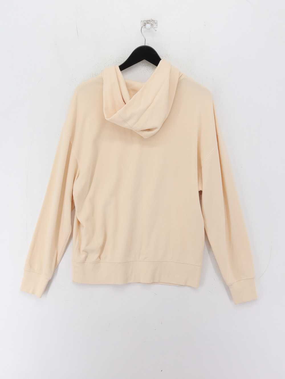 Gap Women's Hoodie S Cream 100% Cotton Pullover - image 2