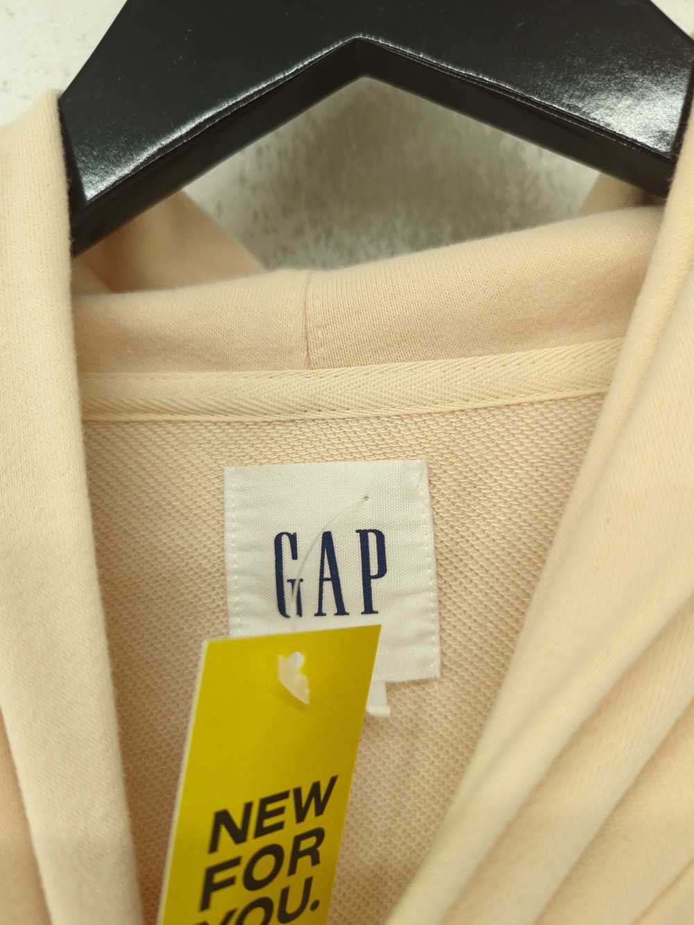 Gap Women's Hoodie S Cream 100% Cotton Pullover - image 6