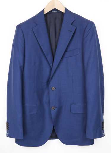 Suitsupply LAZIO UK42L Blue Slim Pure Wool Single-