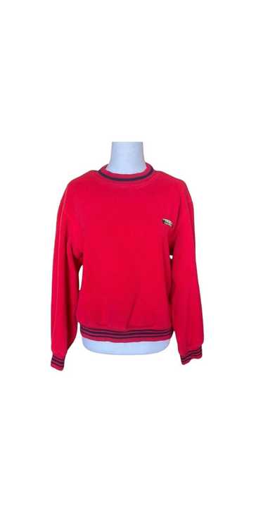 L.L. Bean LL Bean Vintage Sherpa Red Sweatshirt