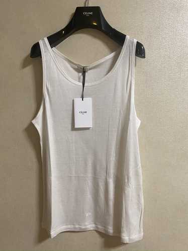 Celine × Hedi Slimane SS20 runaway SILK tank top - image 1