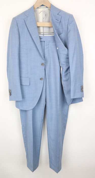 Suitsupply LAZIO UK36S Classic Slim Light Blue Pur